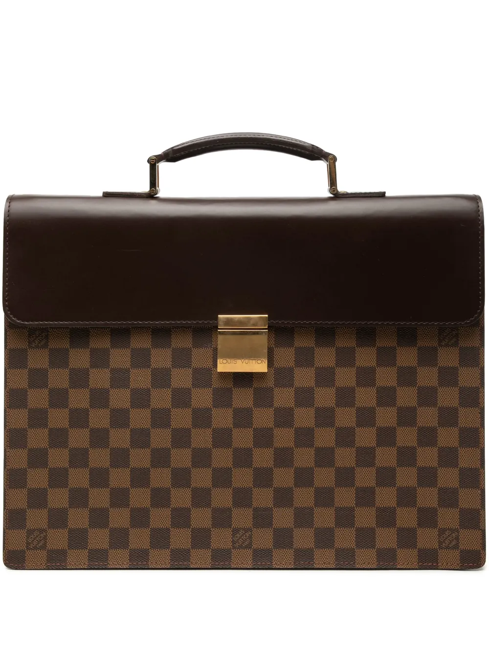 Louis Vuitton Pre-Owned 2000 Damier Ebene Altona PM business bag - Marrone