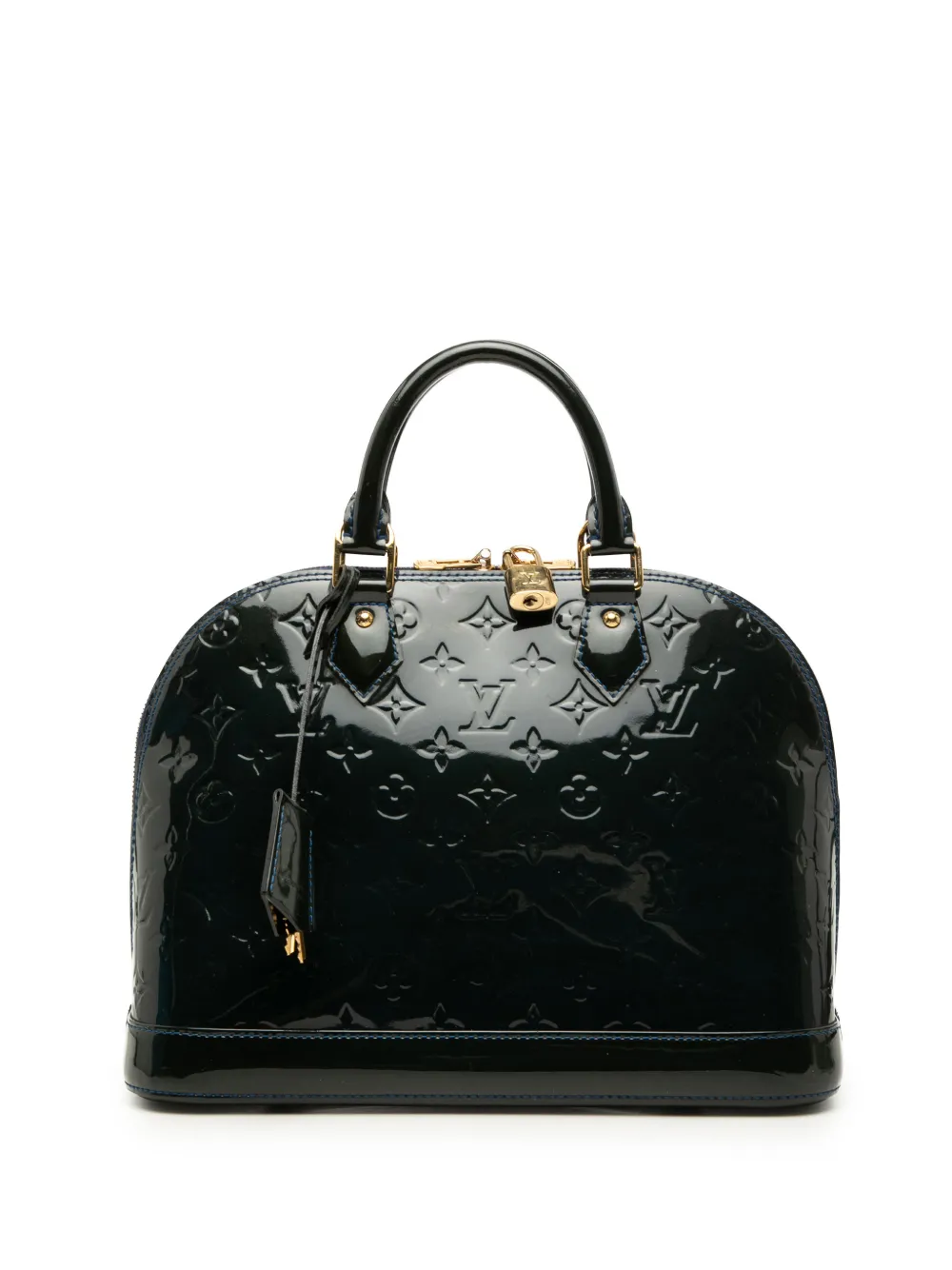 Louis Vuitton Pre-Owned 2013 Monogram Vernis Alma PM handbag - Blu