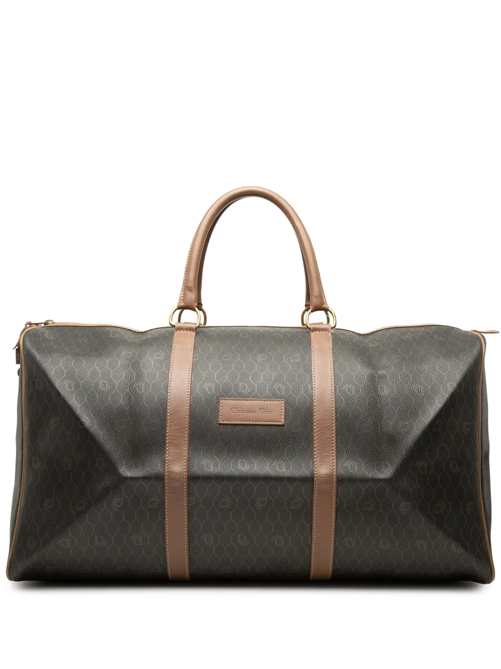 Christian Dior Pre-Owned 20th Century Honeycomb Coated Canvas travel bag - Schwarz