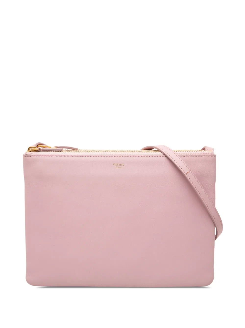 Celine Pre-Owned 2014 Large Lambskin Trio crossbody bag - Rosa