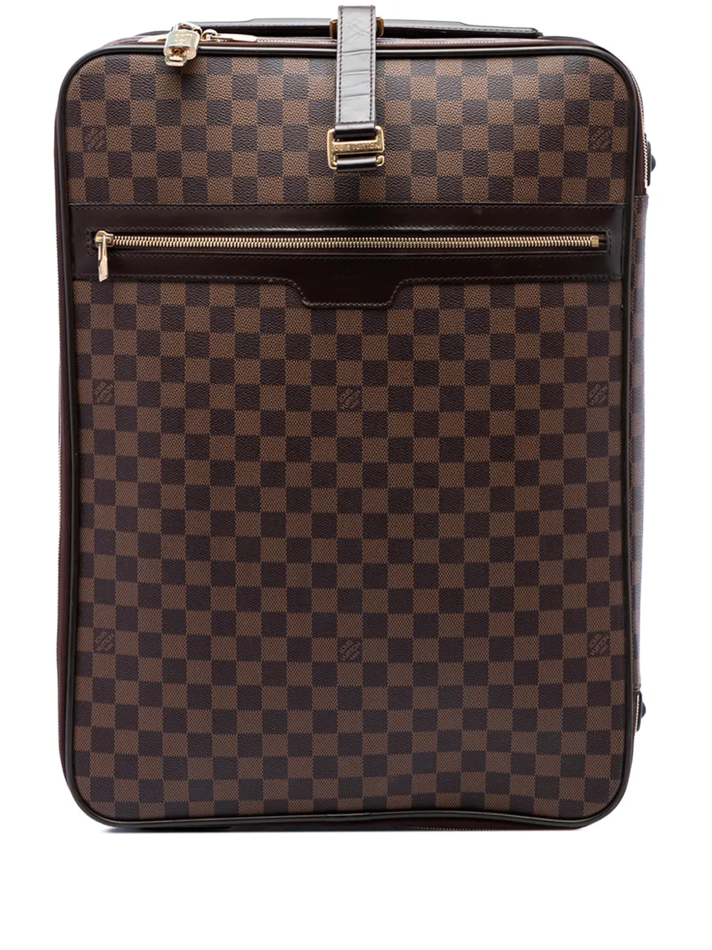 Louis Vuitton Pre-Owned 2011 Damier Ebene Pegase 50 travel bag - Marrone