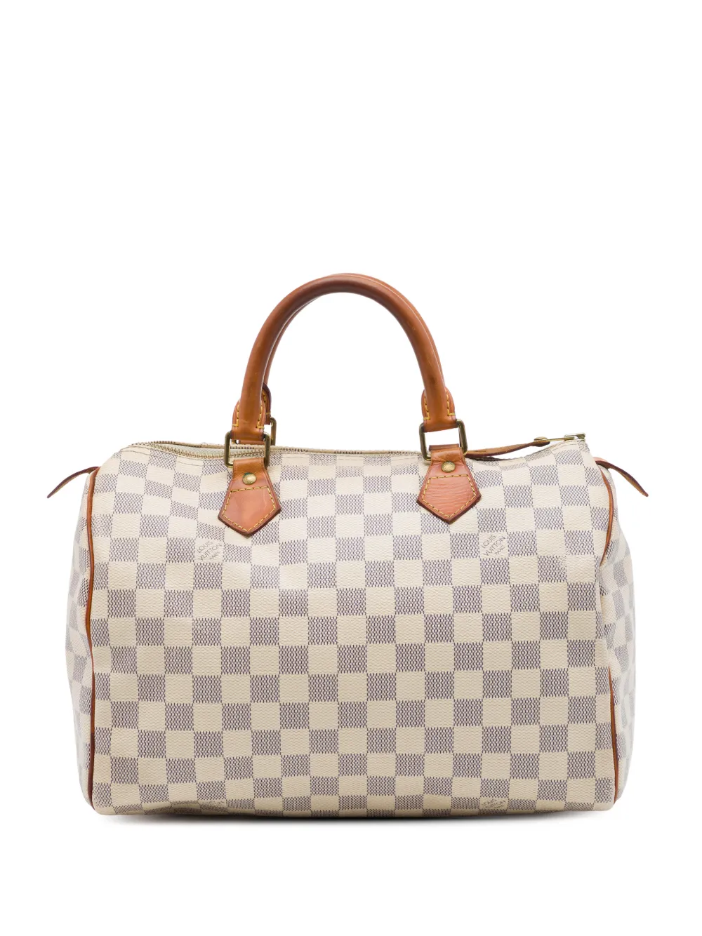 Louis Vuitton Pre-Owned 2013 Damier Azur Speedy 30 boston bag - Bianco