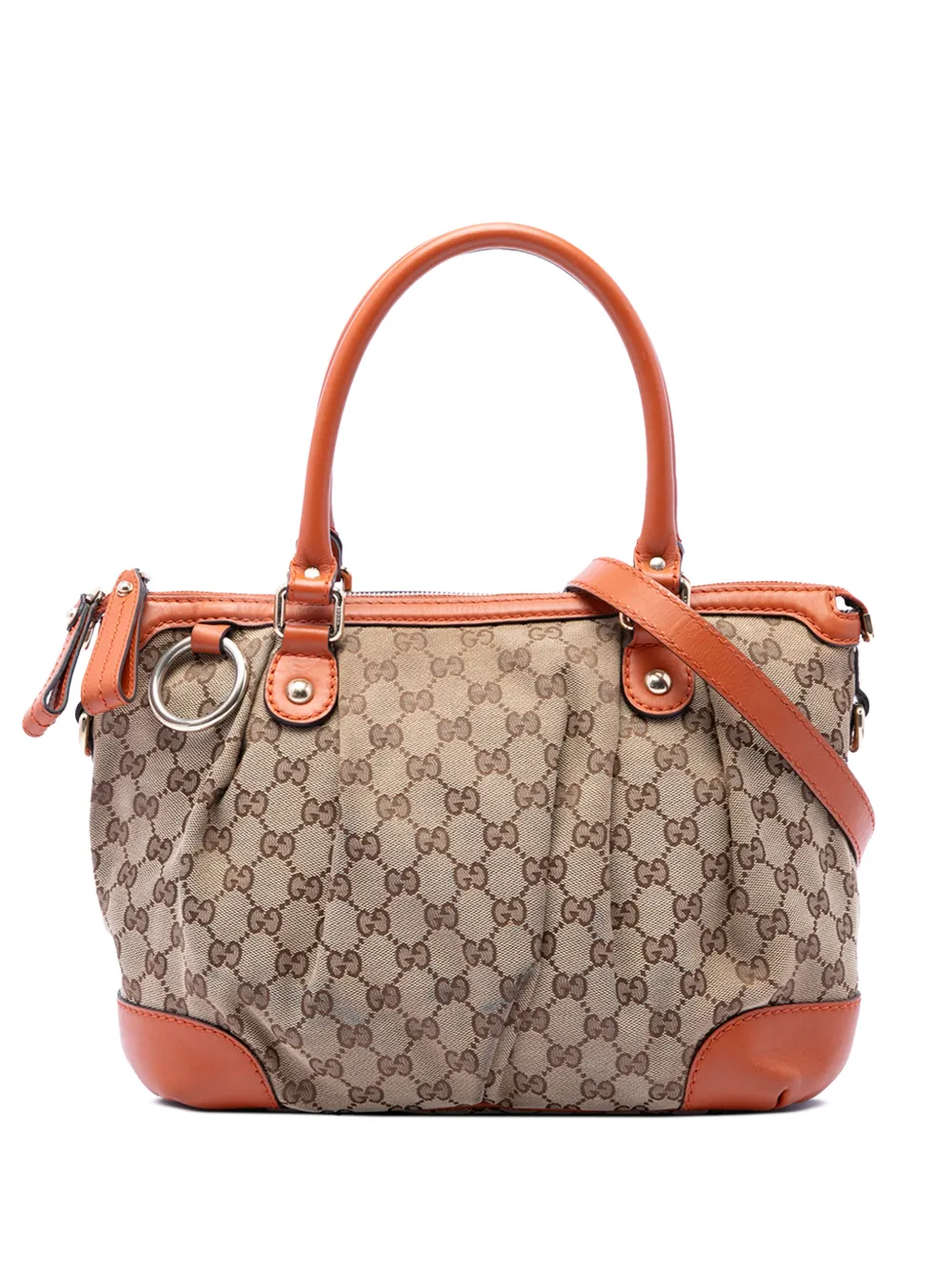 Gucci Pre-Owned 2016-2026 GG Canvas Sukey satchel - Arancione