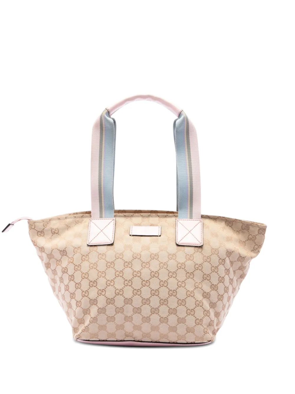Gucci Pre-Owned 2016-2026 GG Canvas Web tote bag - Toni neutri
