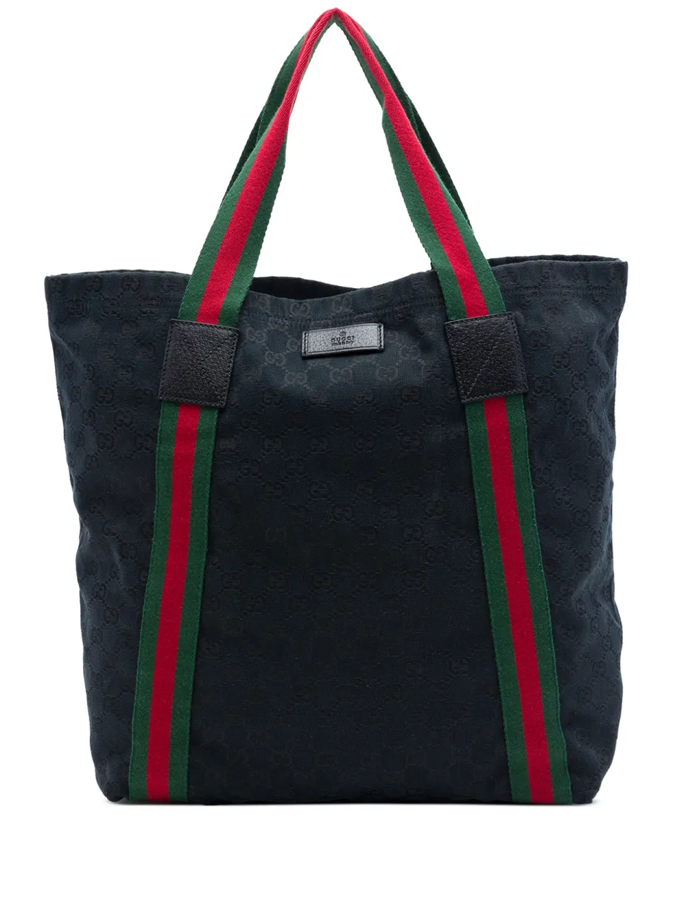 Gucci Pre-Owned 2016-2026 GG Canvas Web tote bag - Schwarz