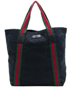 GUCCI GGキャンバス ショルダーバッグ Gucci Pre-Owned 2000-2015 GGキャンバス ショルダーバッグ | ブラック