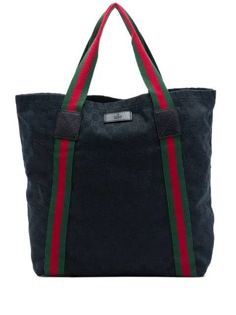 Gucci Pre-Owned 2016-2026 GG Canvas Web tote bag
