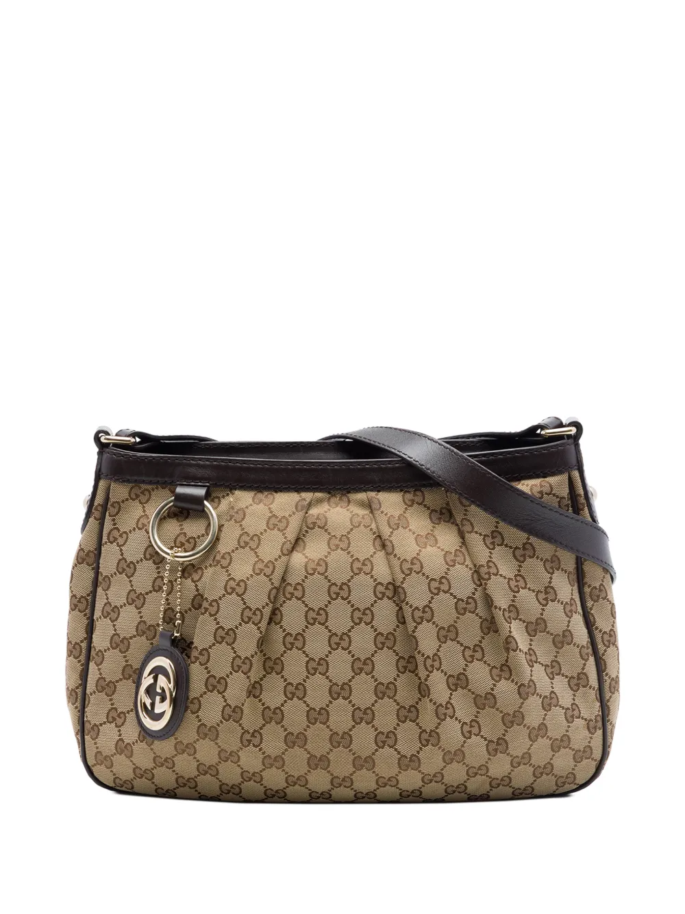 Gucci Pre-Owned 2016-2026 GG Canvas Sukey crossbody bag - Toni neutri