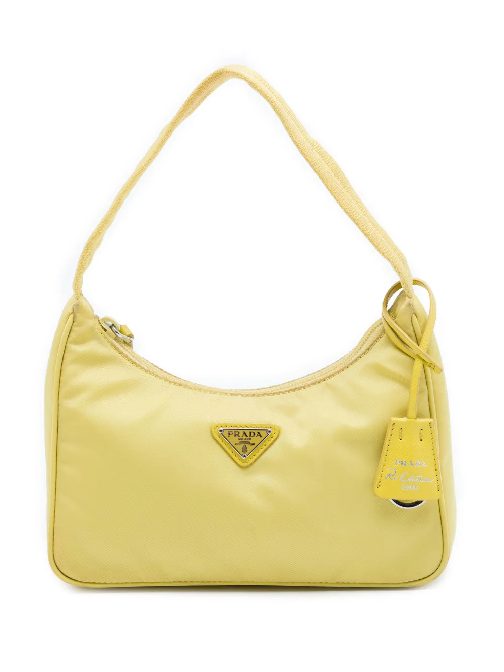 Prada Pre-Owned 2000 Mini Tessuto Re Edition 2000 shoulder bag - Gelb
