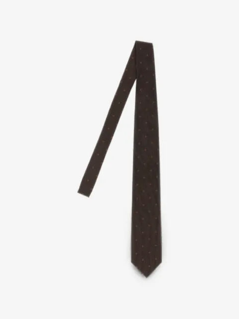 TOM FORD polka-dot ribbed-texture tie