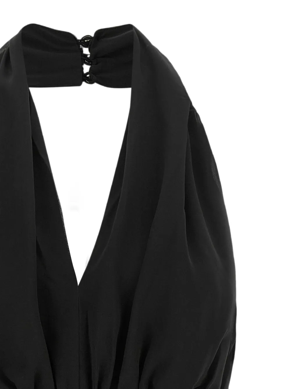 ROTATE BIRGER CHRISTENSEN Jurk met halternek Zwart