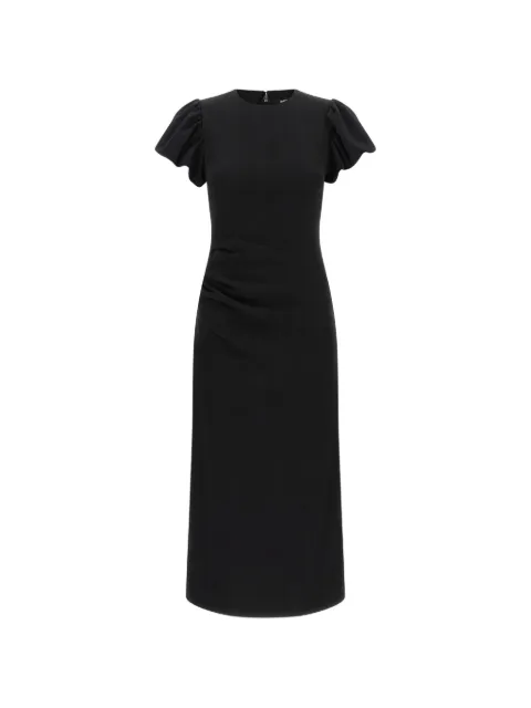 ROTATE BIRGER CHRISTENSEN draped puff-sleeve dress