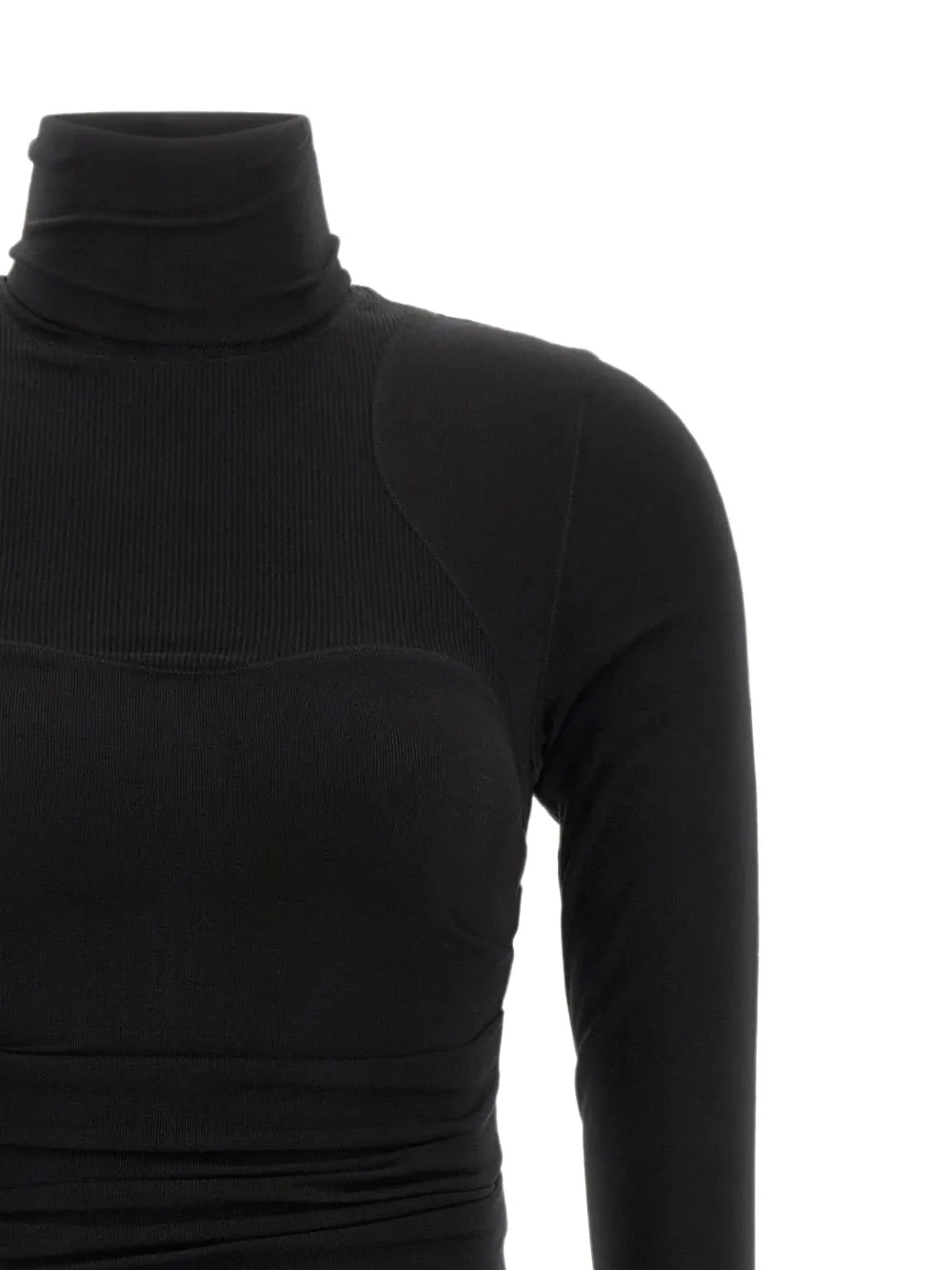 Elisabetta Franchi Jurk van lichtgewicht jersey Zwart