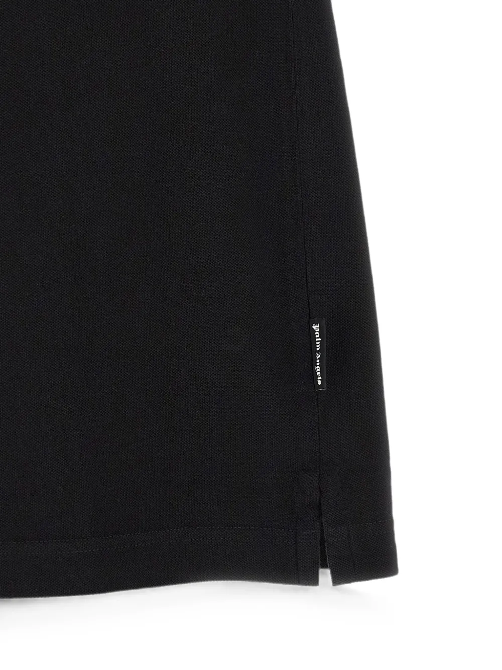 Palm Angels Poloshirt met logopatch Zwart