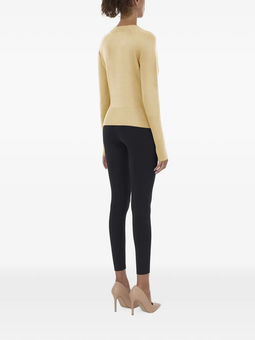 Wolford Ribgebreide trui Bruin