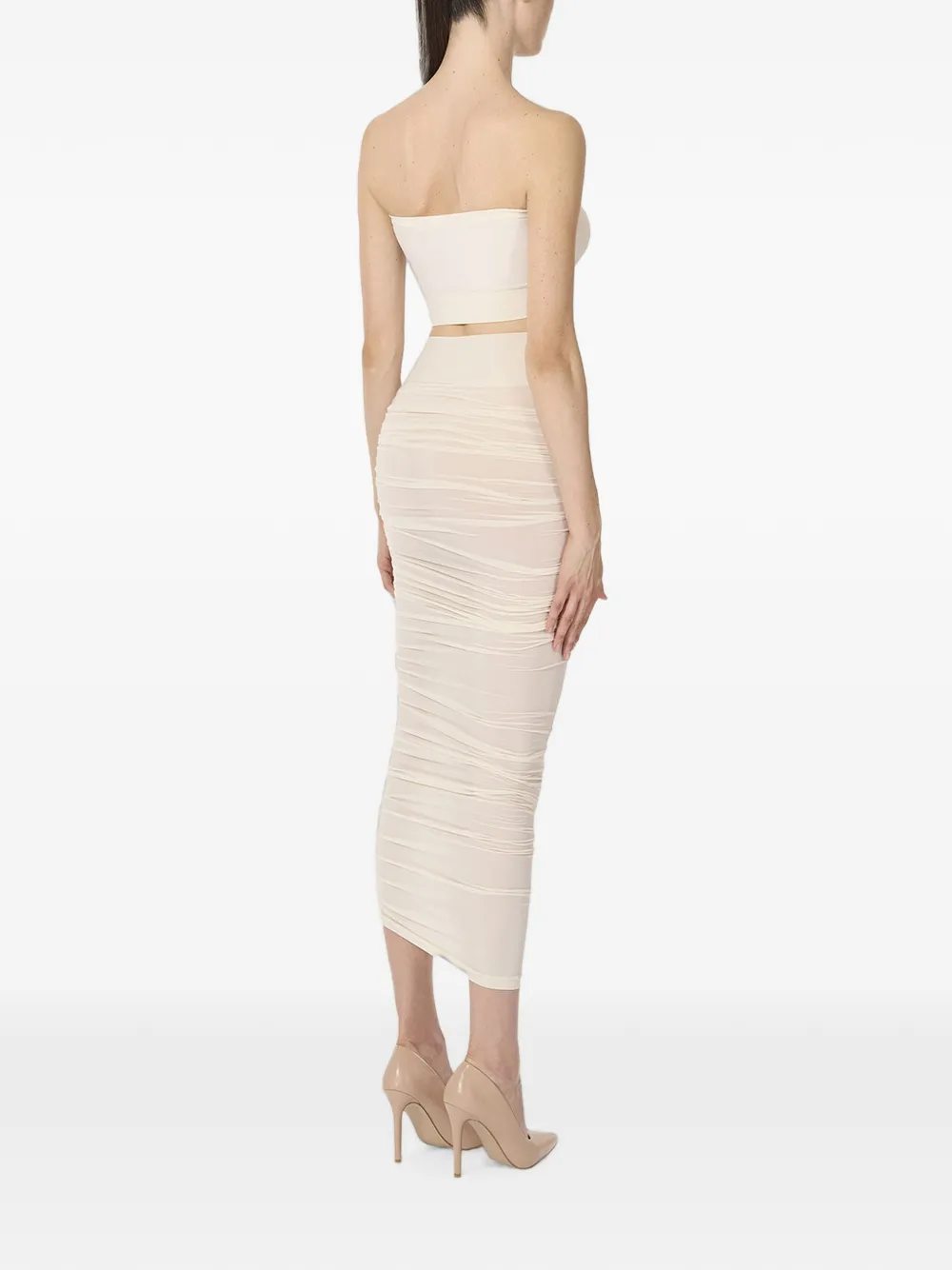 Wolford Asymmetrische rok Beige