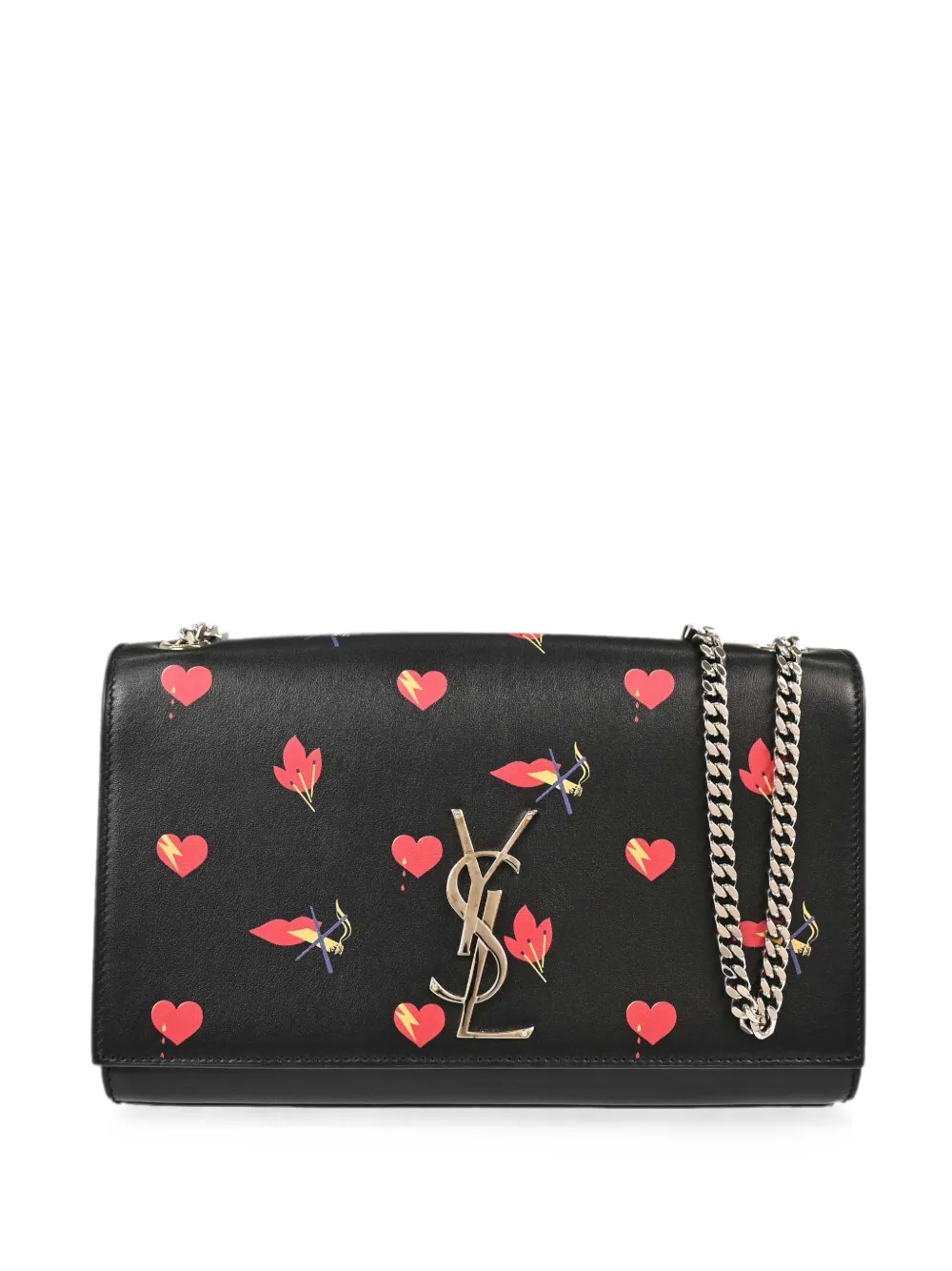 Saint Laurent Pre-Owned 2010-2020s Heart Bolts Kate cross body bag - Schwarz