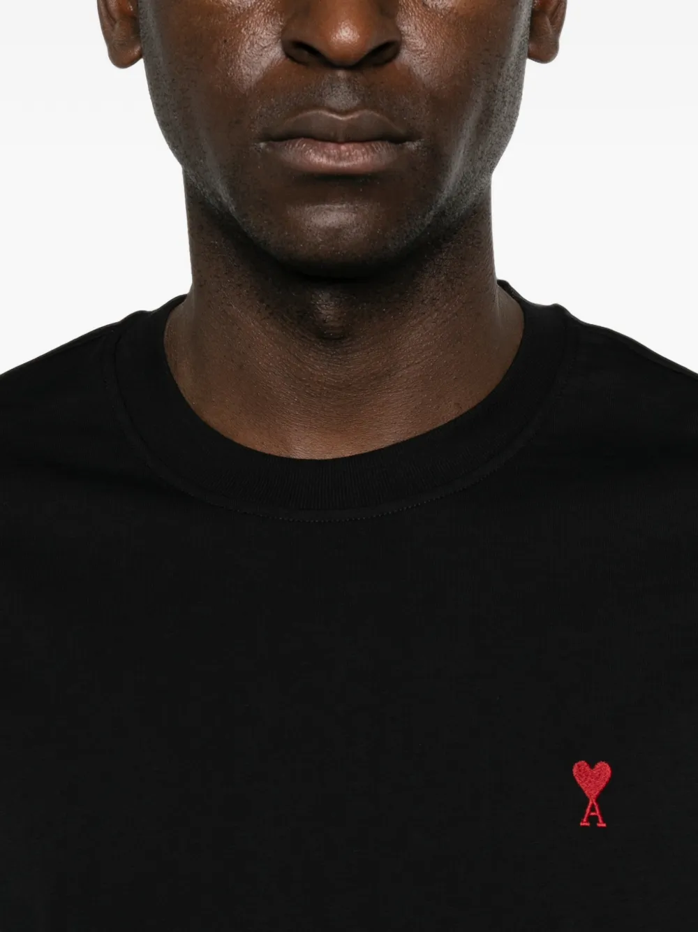 AMI Paris Ami de Coeur T-shirt Zwart