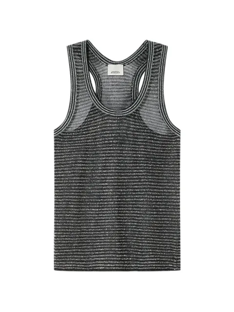 ISABEL MARANT Cevara metallic striped top