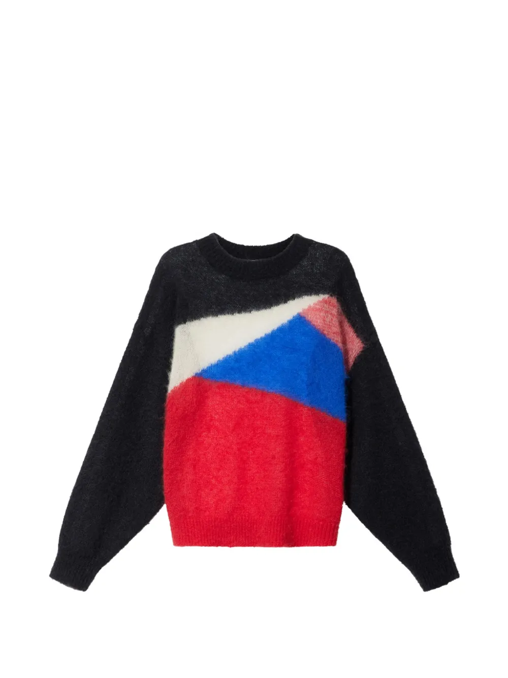 MARANT Leonard intarsia-knit sweater - Black