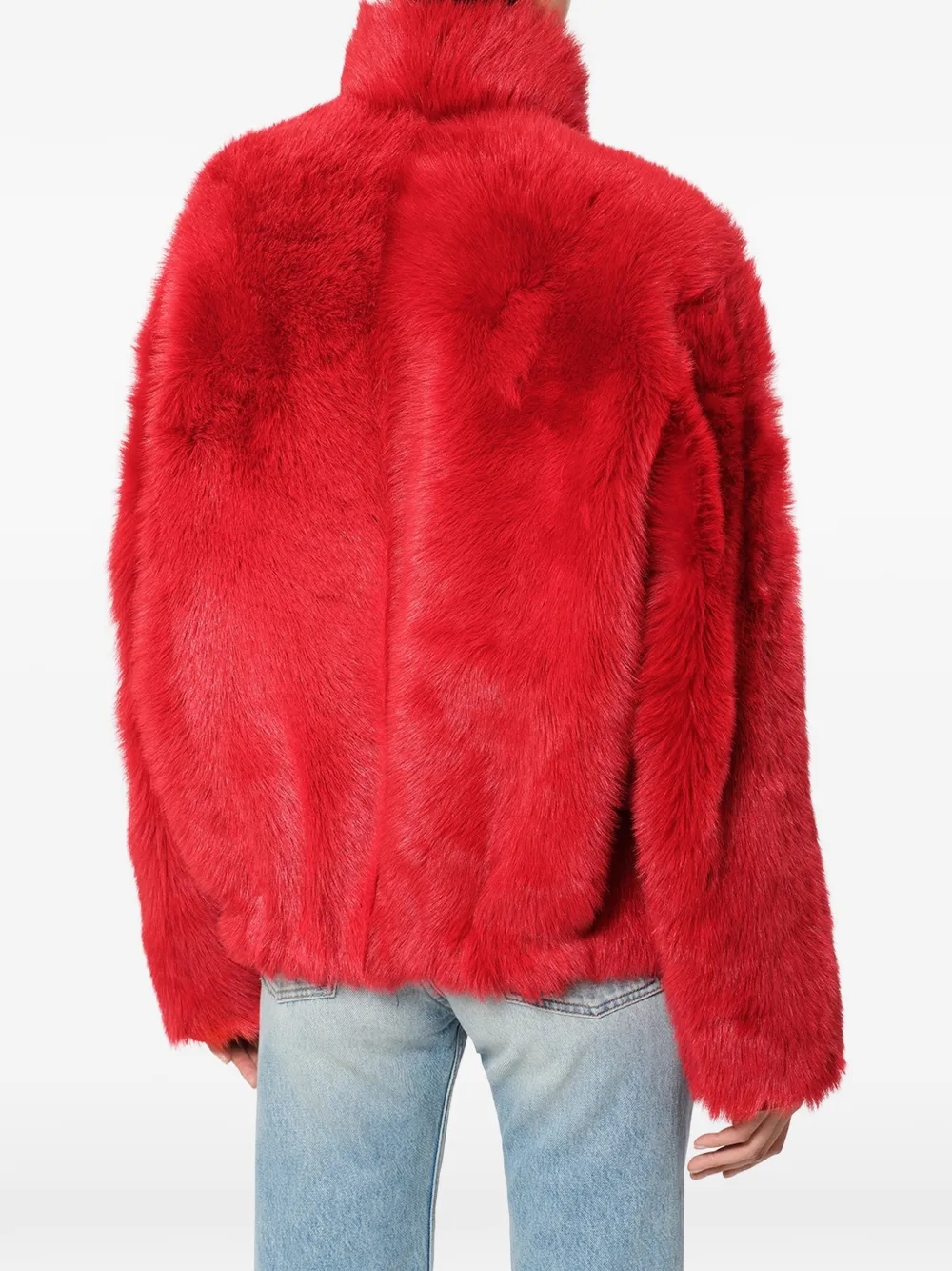ISABEL MARANT Roama buckled-strap coat Rood