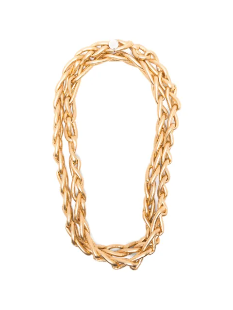 Maria Calderara chunky interwoven-link necklace