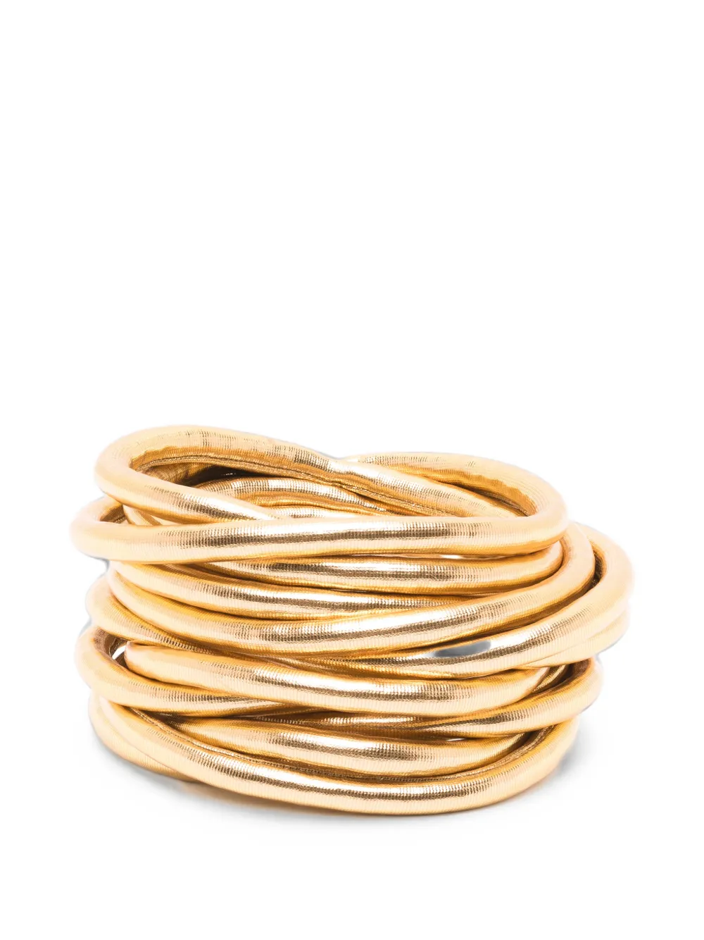 Maria Calderara glossy coiled bracelet - Gold