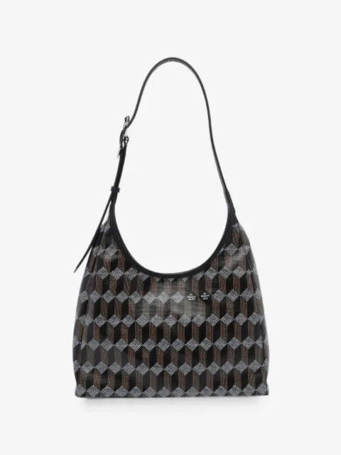 Au Départ bolso de hombro Céleste con monograma