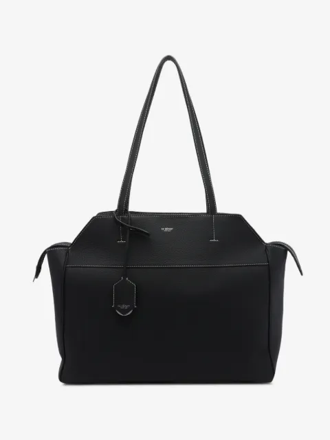 Au Départ Cité leather tote bag