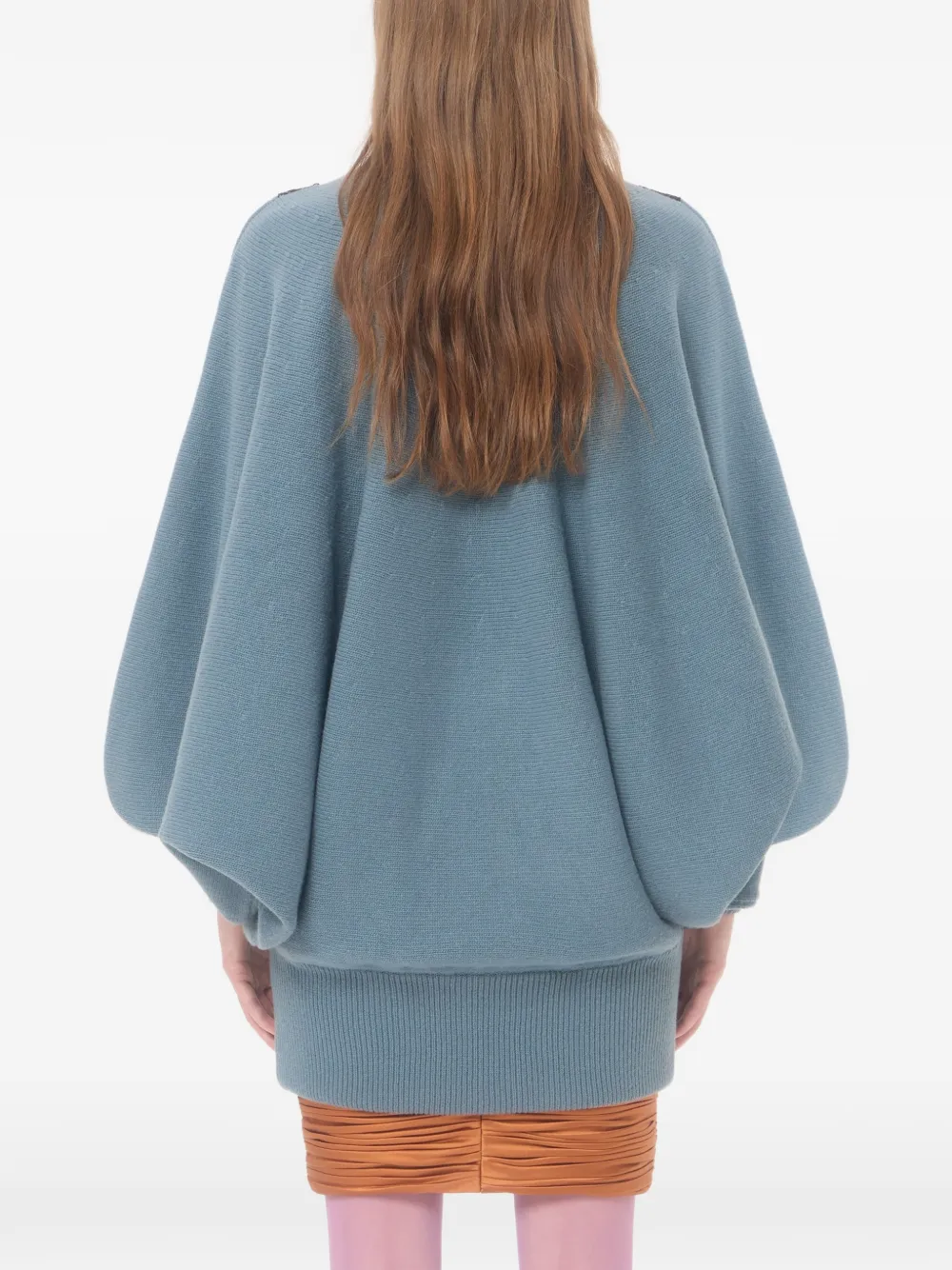 Valentino Garavani Wollen trui met kant Blauw