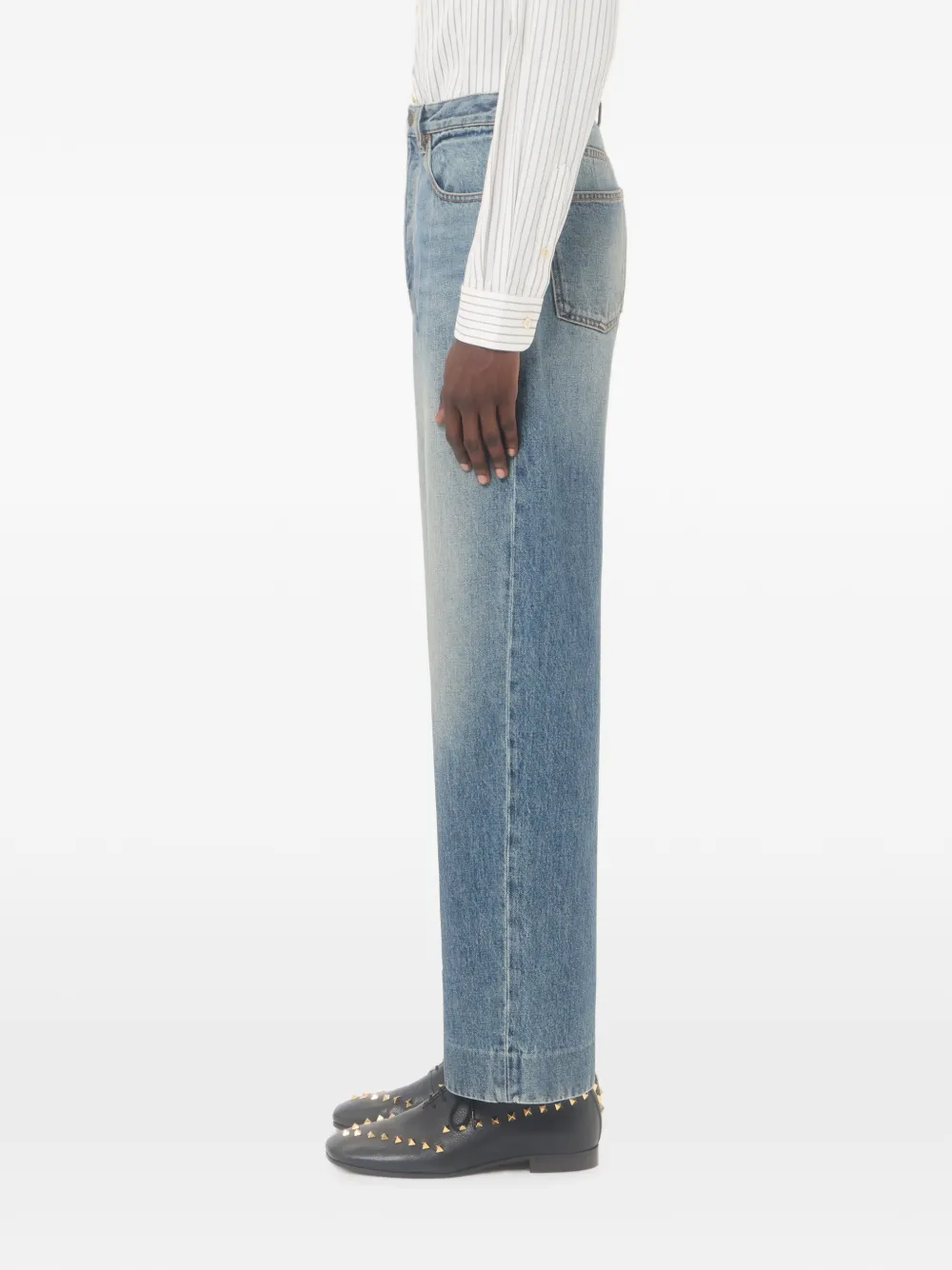 Valentino Garavani Jeans met vervaagd effect Blauw