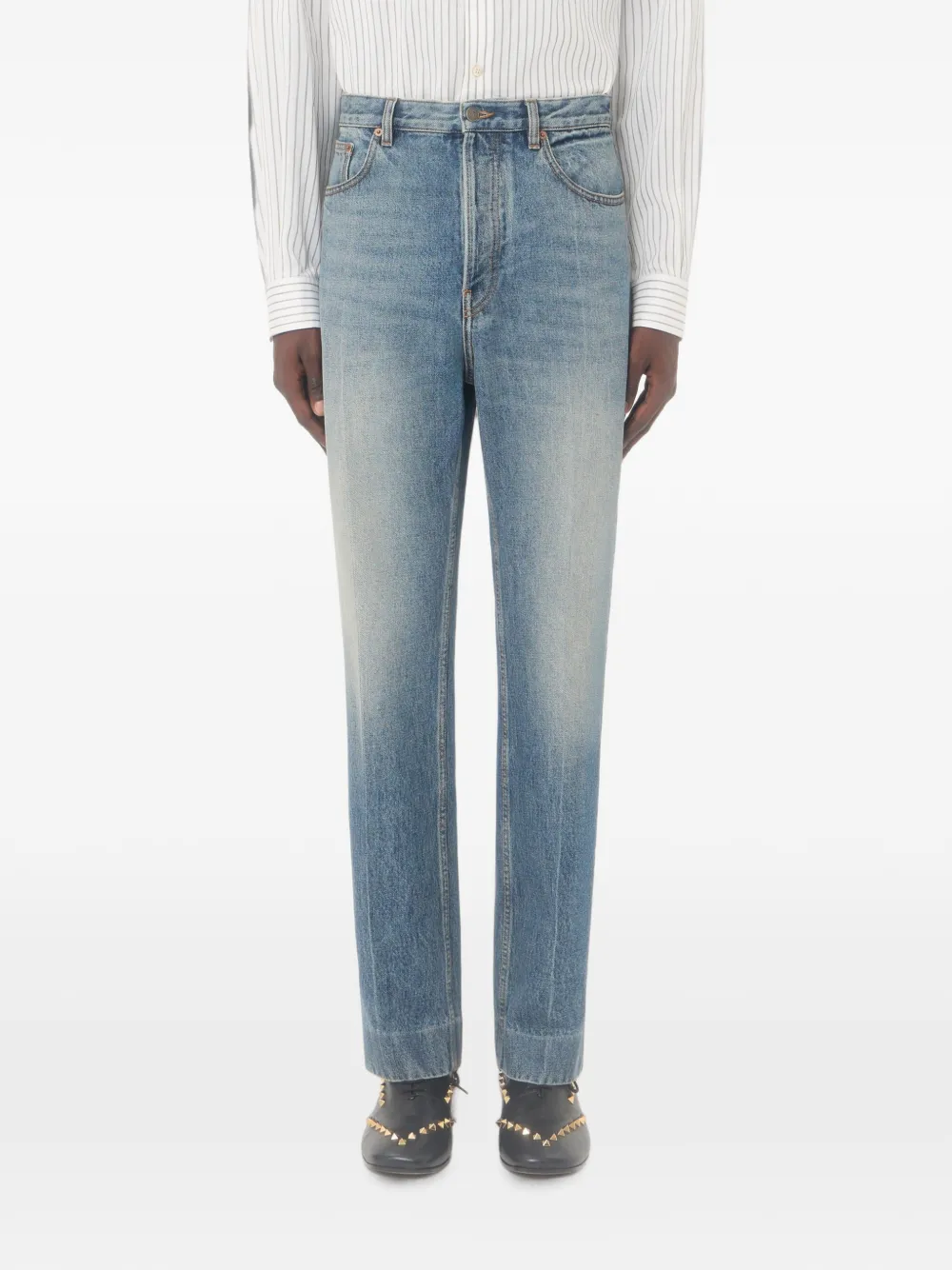 Valentino Garavani Jeans met vervaagd effect Blauw