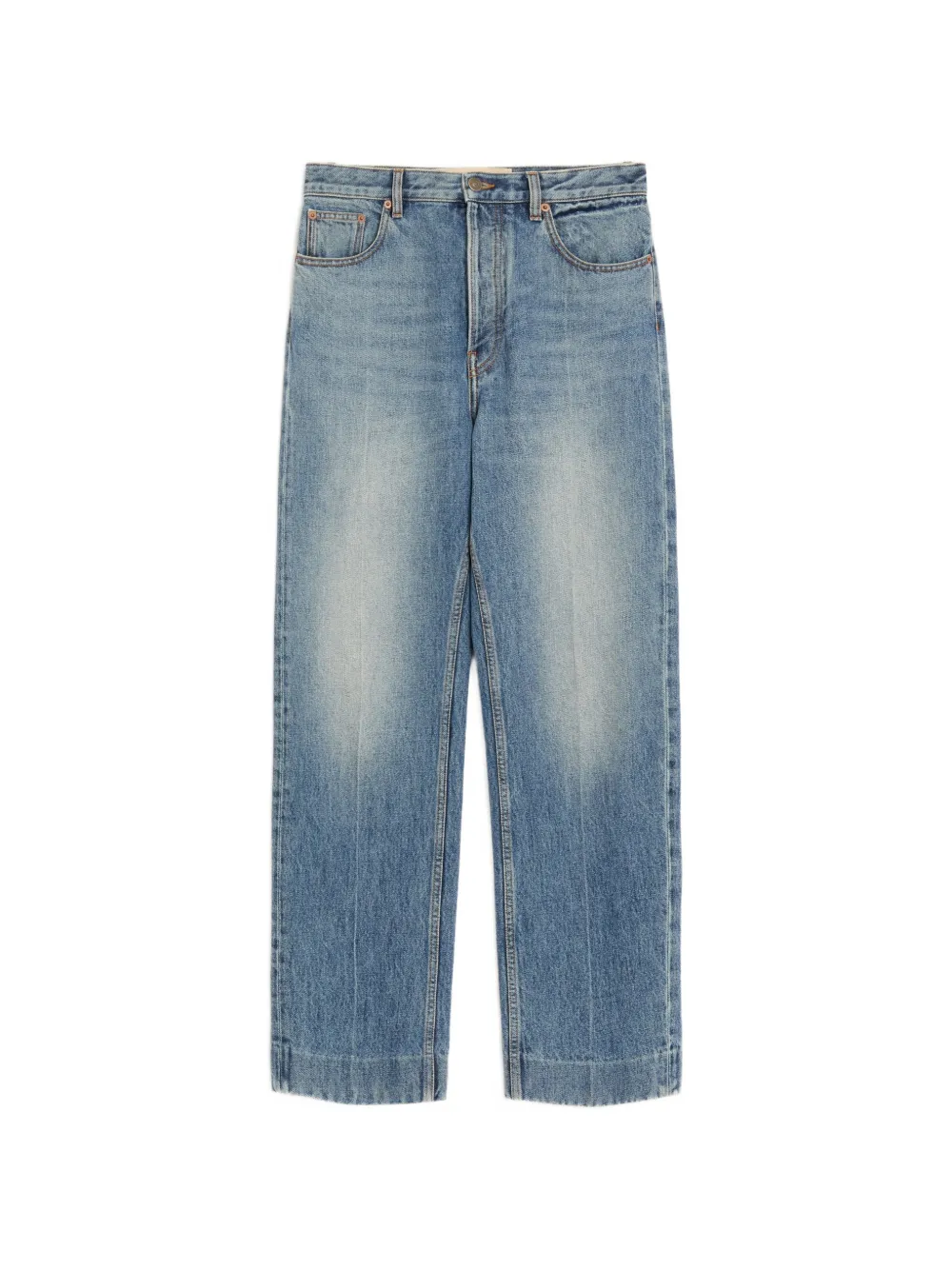 Valentino Garavani Pantaloni denim con cinque tasche - Blu