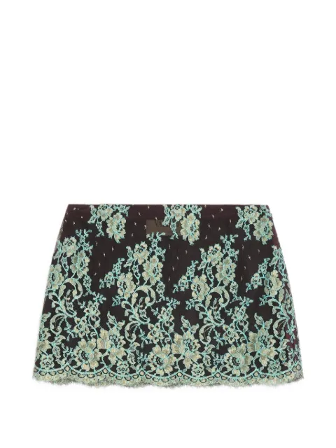 Valentino Garavani short lace skirt