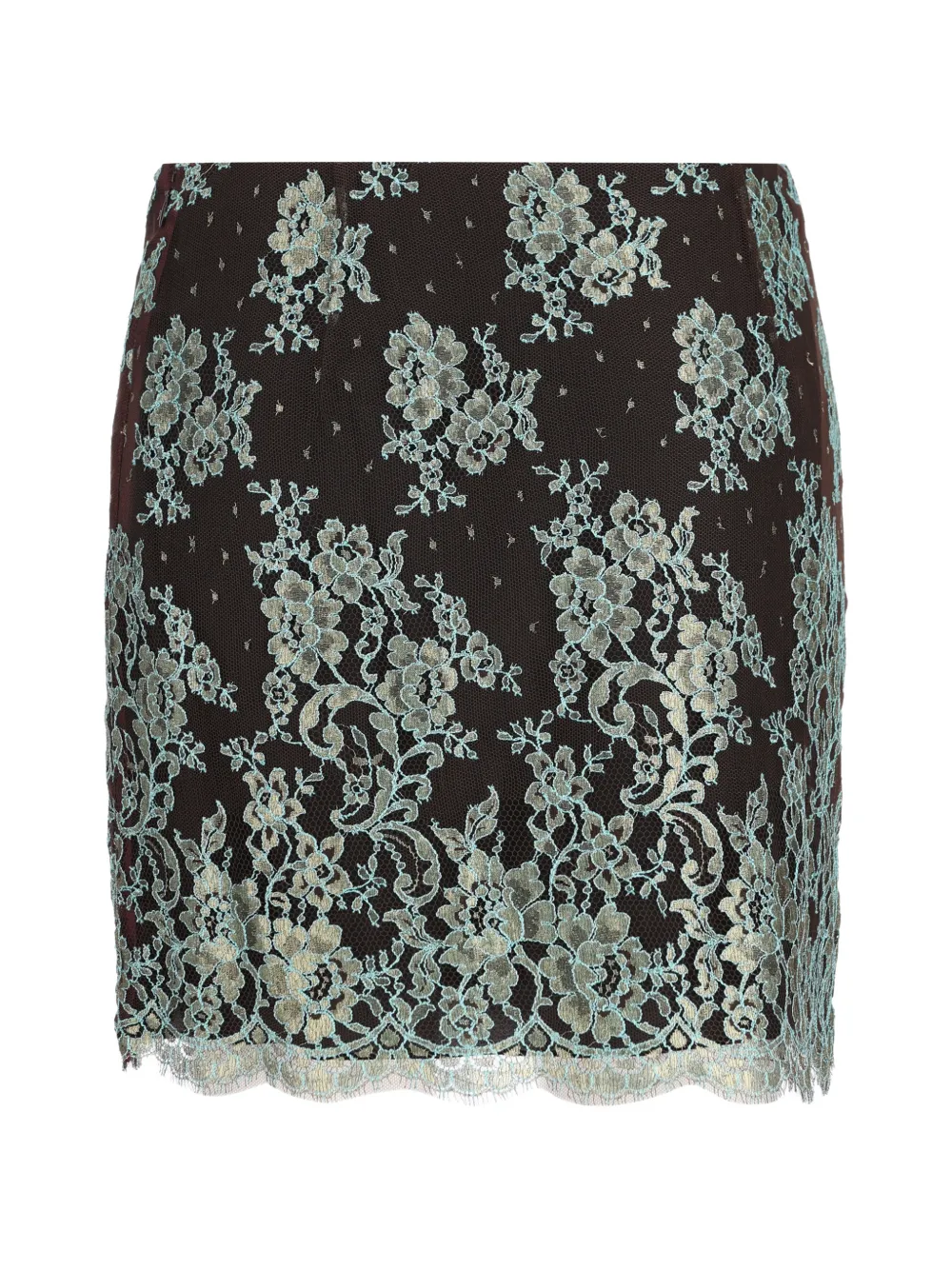 Valentino Garavani Mini-rok met kant Rood
