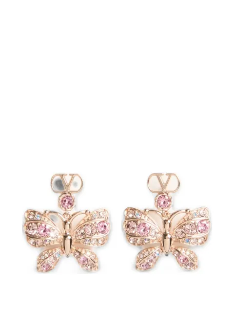 Valentino Garavani Flutterby earrings in metal and Swarovski® crystals