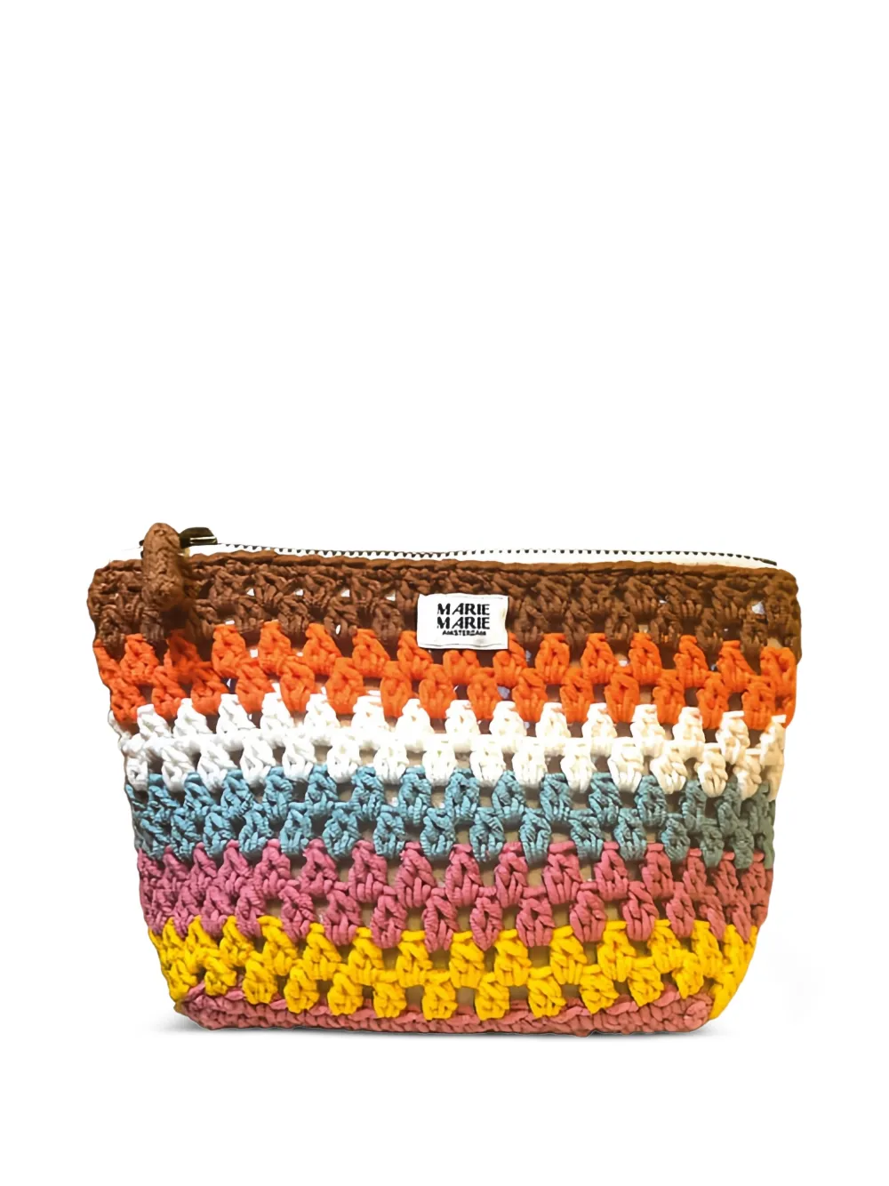 MARIE MARIE AMSTERDAM Pouch Moi all'uncinetto - Toni neutri
