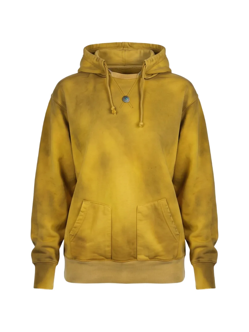 ANTIK DENIM double-pocket hoodie - Gelb