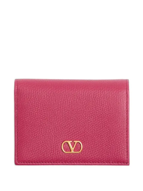 Valentino Garavani VLogo signature grainy calfskin wallet