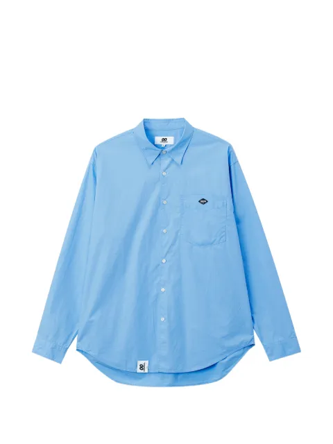 CHOCOOLATE logo-patch buttoned shirt