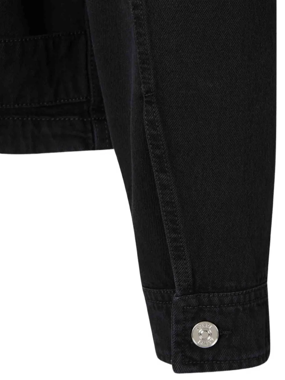 AMIRI zip-up denim jacket Zwart