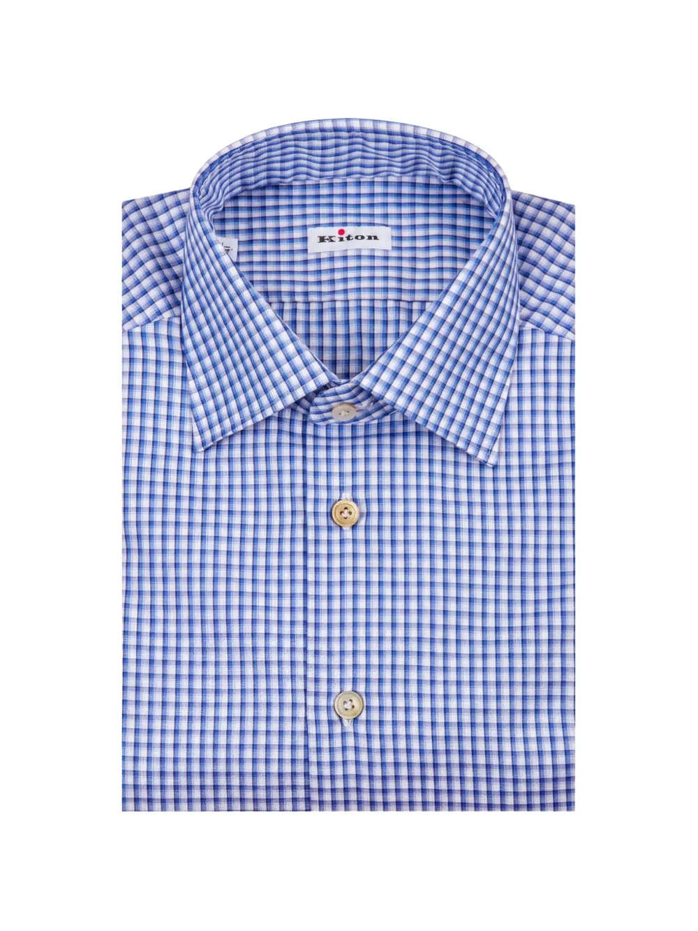 Kiton Camicia a quadretti | blu | Image 1