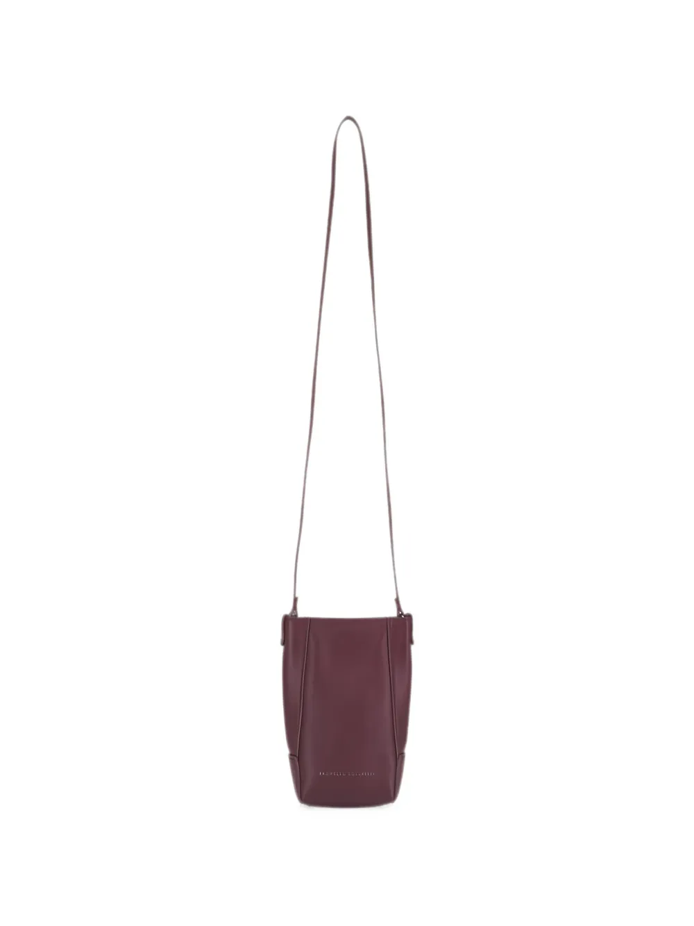 Brunello Cucinelli Borsa a tracolla BC Duo con logo - Rosso