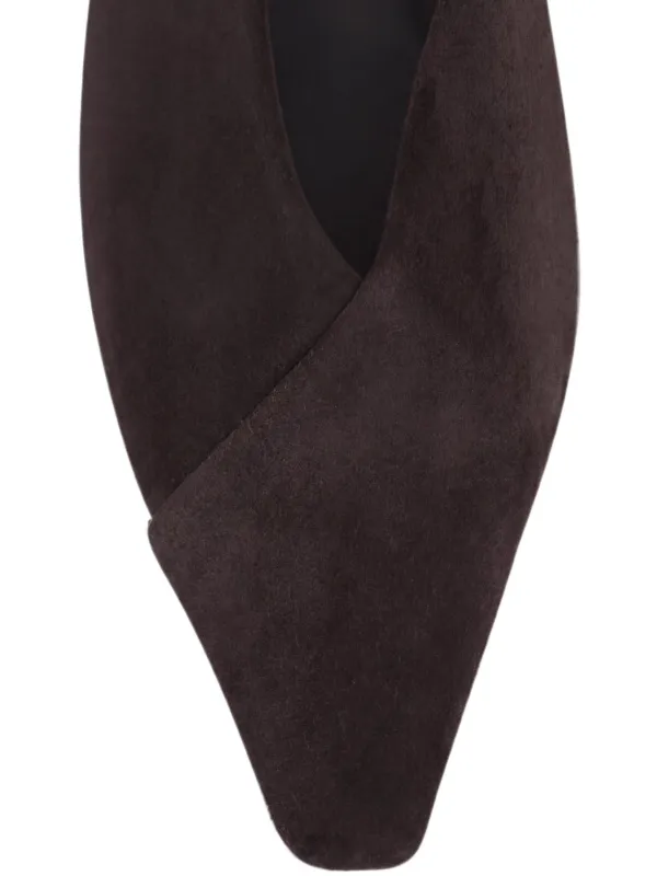 BRUNELLO CUCINELLI スエード フラットシューズ 36.5 Brunello Cucinelli スエード フラットシューズ | ブラウン | FARFETCH JP
