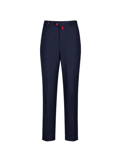 Kiton pressed-crease tailored trousers