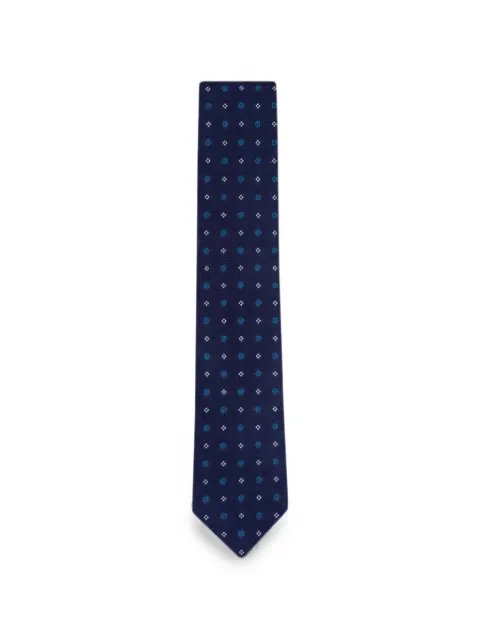 Brioni geometric-pattern tie