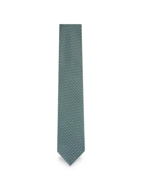 Brioni geometric-pattern tie