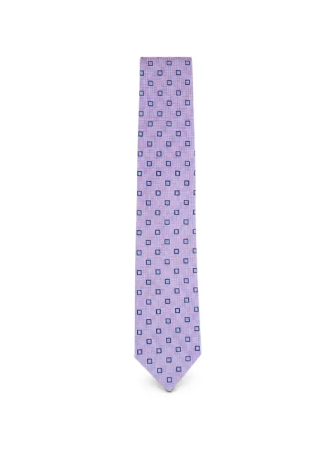Brioni geometric-print tie