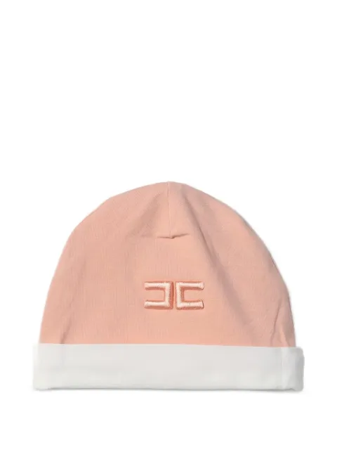 Elisabetta Franchi La Mia Bambina gorro con logo bordado
