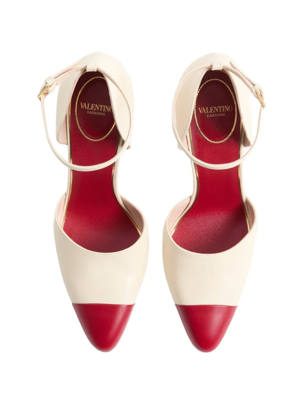 Valentino Garavani 105 mm Sinead kidskin pumps Beige